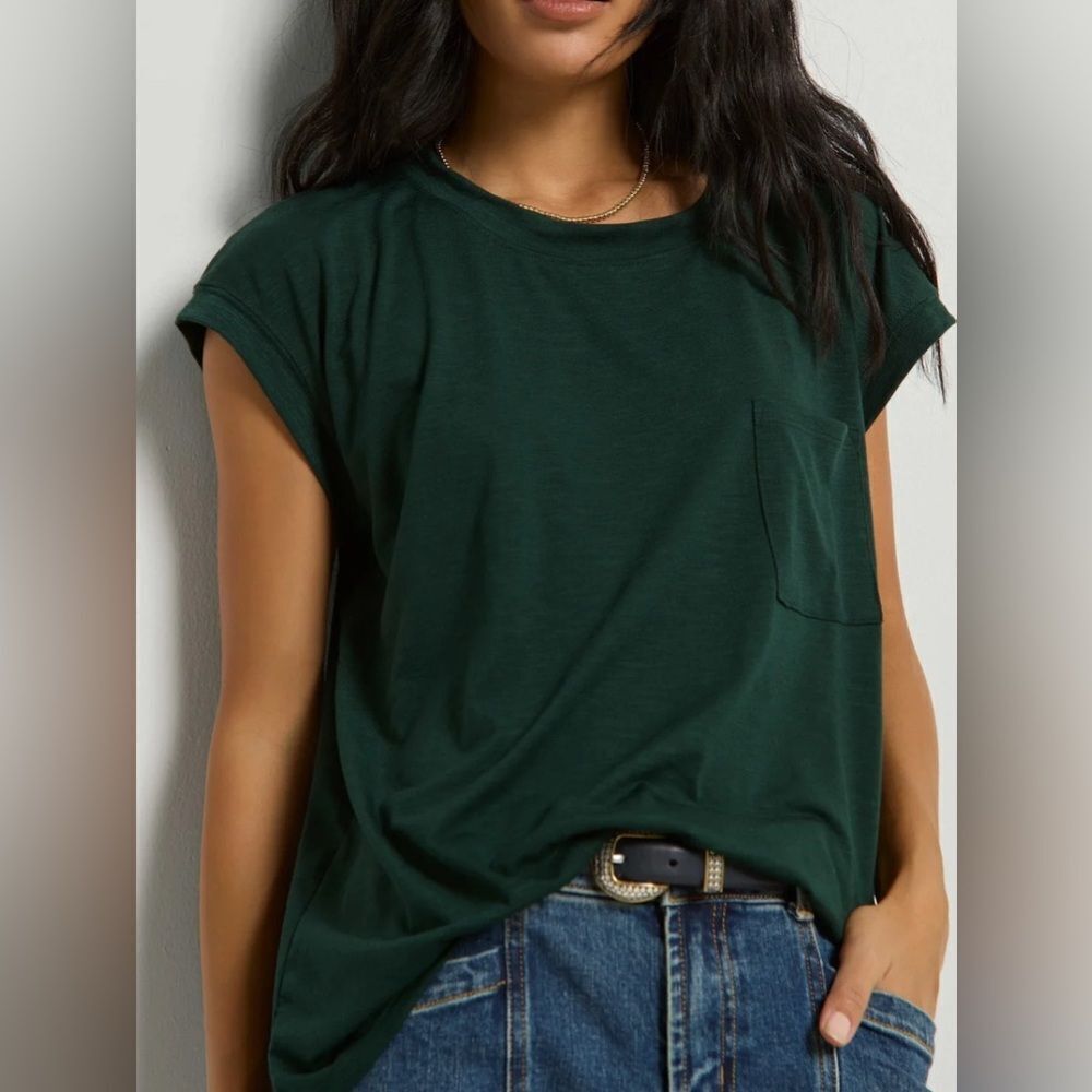 78&Sunny Merrit Island Short Sleeve Tee Green XL NWT